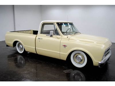 1967 chevrolet c10 swb pickup 283 v8 ride tech air ride ps tach bench seats