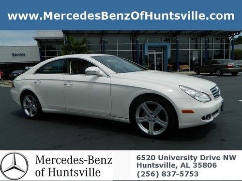 Cls cls500c white tan leather navigation low miles one owner finance