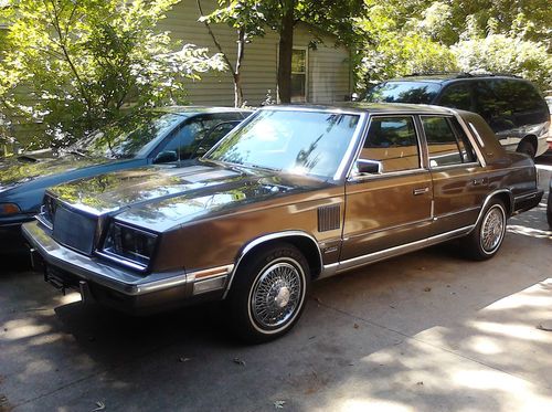 1985 chrysler new yorker sedan 2.2l turbo 24,114 original miles