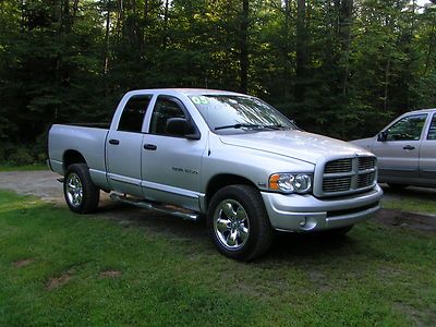 2005 dodge ram 1500 slt quad cab 20" rims 5.7 hemi 4x4 runs strong