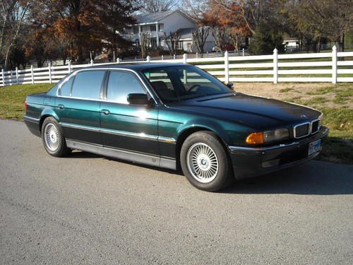 1997 bmw 750il 750il 7 series v-12 engine super car bone dry texas car excellent