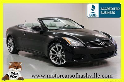 7-days *no reserve* '09 g37 conv nav bose warranty best deal must go
