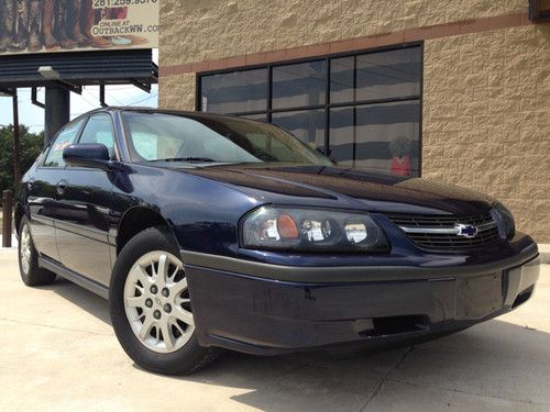 2002 chevrolet impala base sedan 4-door 3.4l, chevy, 1 owner