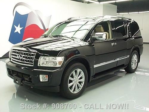 2008 infiniti qx56 sunroof nav rear cam dvd 20's 72k mi texas direct auto