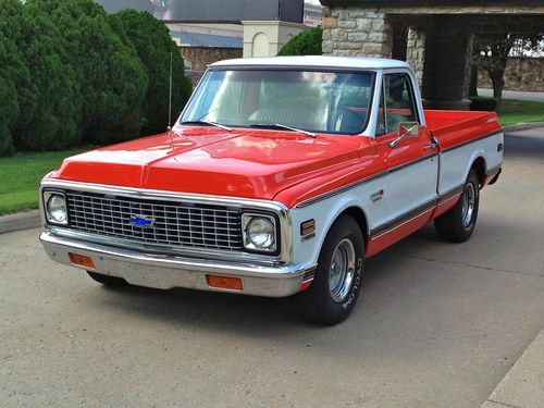 1972 chevy cheyenne super swb. factory 402, auto, ps, pb, a/c, tilt, cruise,more