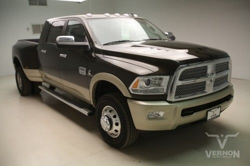 2013 drw laramie longhorn mega 4x4 navigation sunroof leather heat cummin diesel