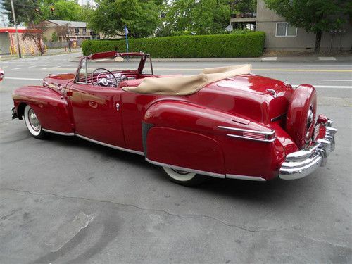 Stunning lincoln continental convertible