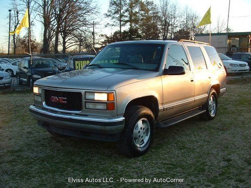 1998 gmc yukon 4x4 luxury suv