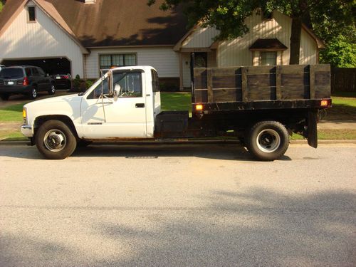 1991 chevrolet c/k 3500 flatbed dump
