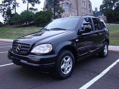 2001 mercedes benz ml320 suv all wheel drive black on black no reserve !