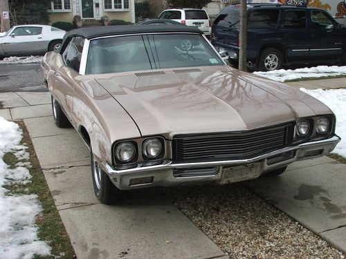 1972 buick skylark custom convertible 2-door 350