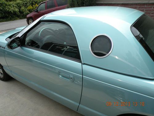 2002 Ford Thunderbird, Turquoise, w/matching interior, 2,500 orig miles. Mint!, image 4