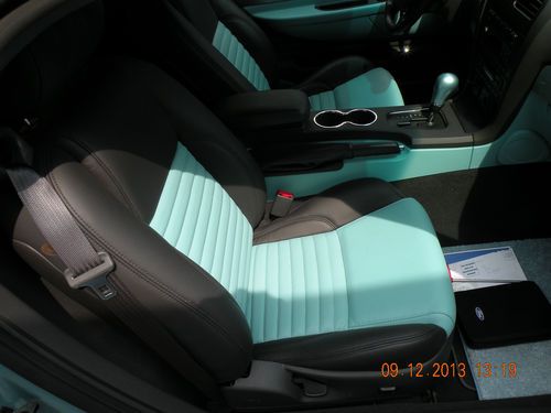 2002 Ford Thunderbird, Turquoise, w/matching interior, 2,500 orig miles. Mint!, image 7