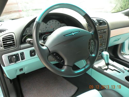2002 Ford Thunderbird, Turquoise, w/matching interior, 2,500 orig miles. Mint!, image 9