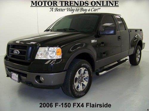 2006 4x4 fx4 ext cab flareside leather boards alloys bed liner ford f-150 68k