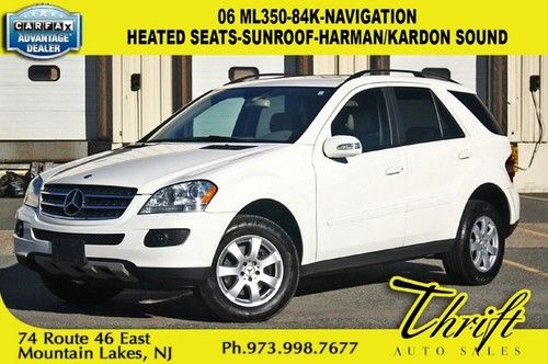 06 ml350-84k-navigation-heated seats-sunroof-harman/kardon sound