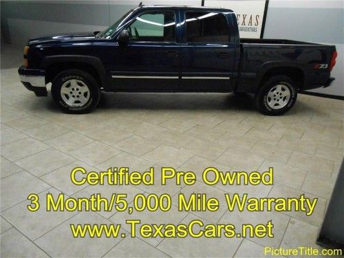 06 silverado 1500 z71 4x4 crew cab warranty finance texas