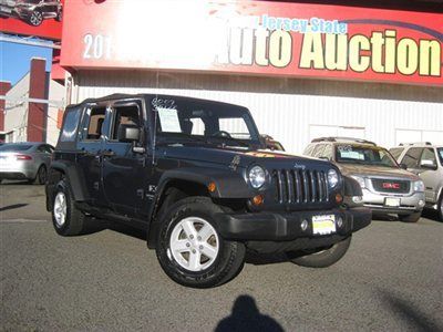 07 jeep wrangler x 4 door 4dr 4wd 4x4 automatic carfax certified service records