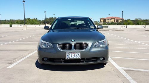 Rare 6 speed manual transmission gray 2005 bmw 545i sport cold weather nav nr!