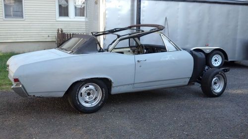 1968 Chevelle Malibu Convertible Project Clean Frame Winner Takes It NR Conv 69, image 2