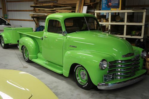 1951 chevrolet pickup - froggy truck - corvette lti 350 hp engine auto trans