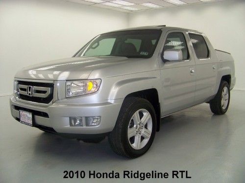 2010 4x4 rtl sunroof leather htd seats media input bedliner honda ridgeline 39k