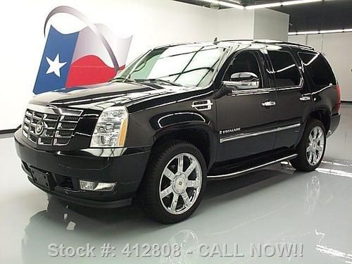 2007 cadillac escalade nav rear cam htd leather 89k mi texas direct auto