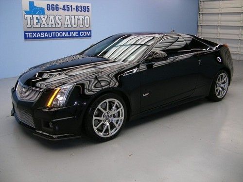 We finance!!!  2011 cadillac cts-v coupe supercharged 556 hp roof nav texas auto