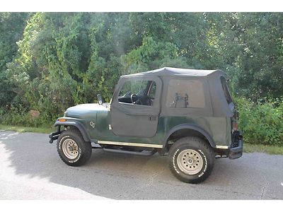 Fl jeep cj nice shape drives great newer top doors cd