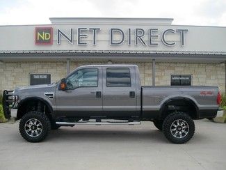 2008 lariat lifted 4wd tube steps htd lthr seats 6 disc net direct autos texas