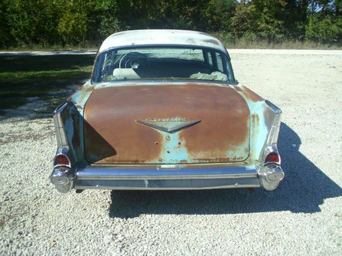 LAMBRECHT CHEVROLET ORIGINAL 1957 CHEVROLET 210 SEDAN POWER PACK!, image 2