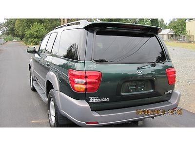 Green Sharp!! 2002 Toyota Sequoia Suv SR5 Leather cd player rear DVD 0.1 4.7L V8, image 4