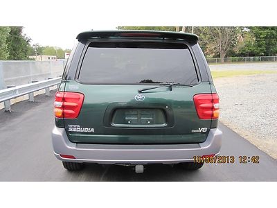 Green Sharp!! 2002 Toyota Sequoia Suv SR5 Leather cd player rear DVD 0.1 4.7L V8, image 5