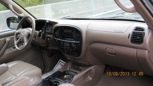 Green Sharp!! 2002 Toyota Sequoia Suv SR5 Leather cd player rear DVD 0.1 4.7L V8, image 34