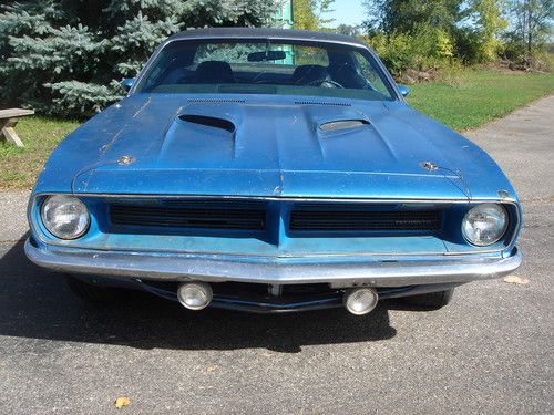 1970 cuda  340, real cuda 4spd, original motor, buildsheet, runs and drives