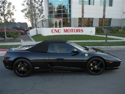 1999 ferrari f355 spider nero daytona recent major in 2012 low miles 14k 355 f1