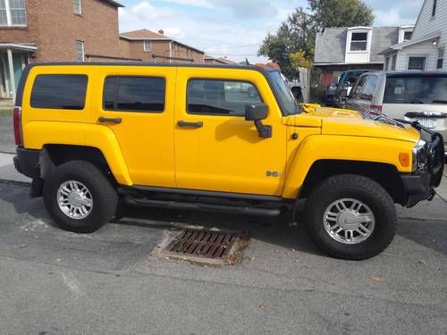 2006 hummer h3 alpha brilliant yellow 4x4 full power