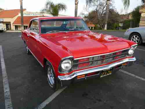 Freshly Restored Torch Red 1967 Chevy II Nova Sport Coupe, image 5