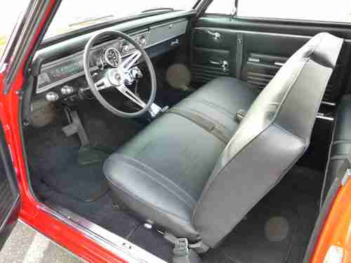 Freshly Restored Torch Red 1967 Chevy II Nova Sport Coupe, image 8