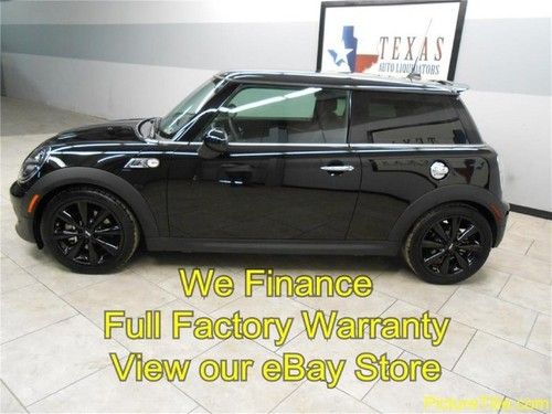 12 cooper s 6spd leather only 18k miles sunroof certified factory warranty texas