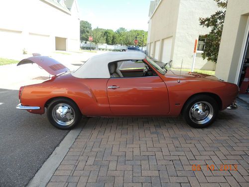 Awesome 1973 convertible Karmann Ghia, image 4