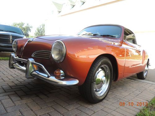 Awesome 1973 convertible Karmann Ghia, image 9
