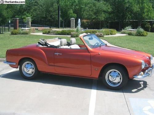 Awesome 1973 convertible Karmann Ghia, image 16