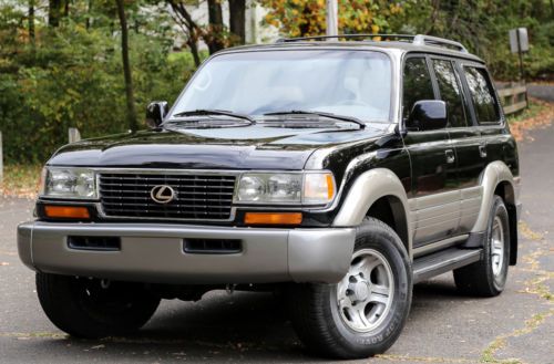 1997 lexus lx450 4wd 4x4 leather 3rd row seat 7 passenger dvd l6 land cruiser