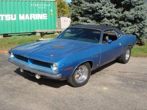 1970 cuda  340, real cuda 4spd, original motor, buildsheet, runs and drives