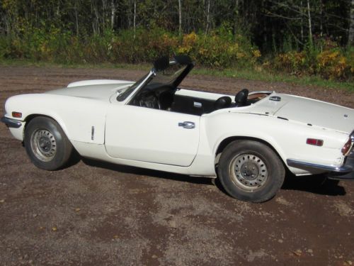 Triumph spitfire 1973 2 door convertible