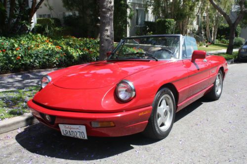 1991 alfa romeo spider convertible (pininfarina)