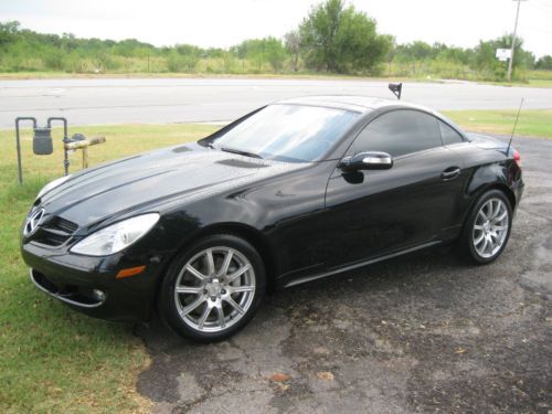 2005 MERCEDES BENZ SLK 350 ROADSTER HARD TOP CONVERTIBLE 78000 MILES BLACK, US $15,900.00, image 2