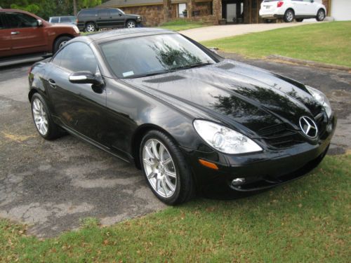 2005 MERCEDES BENZ SLK 350 ROADSTER HARD TOP CONVERTIBLE 78000 MILES BLACK, US $15,900.00, image 4