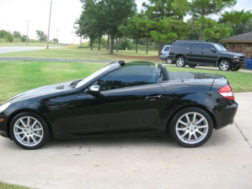 2005 MERCEDES BENZ SLK 350 ROADSTER HARD TOP CONVERTIBLE 78000 MILES BLACK, US $15,900.00, image 10